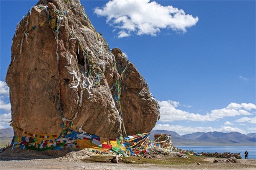 中国西藏：纳木错湖