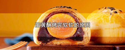 ​蛋黄酥烤完软软的原因