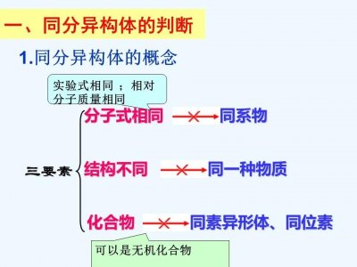 ​有机化学——同分异构体的判断与书写专题复习