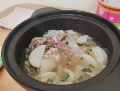 ​羊肉汤如何炖更好喝？教你这个做法，羊肉汤香浓发白，好喝无膻味