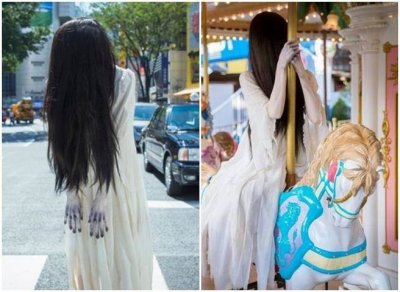 ​日本「贞子」头发拨开长这样 网友全都恋爱了