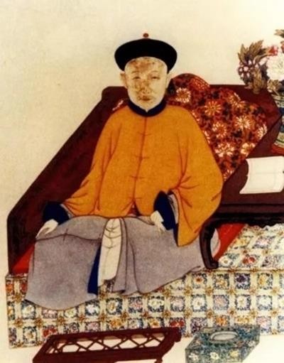 乾隆朝时著名大臣画像,图3是和珅的真实样貌,玉树临风帅气逼人