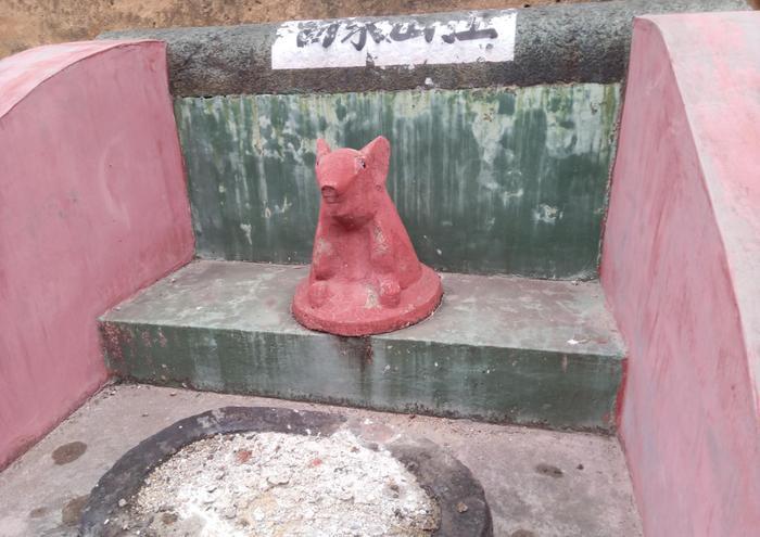 惠州沥林镇黄村发现一个后土神庙,神像竟为“猪”神像