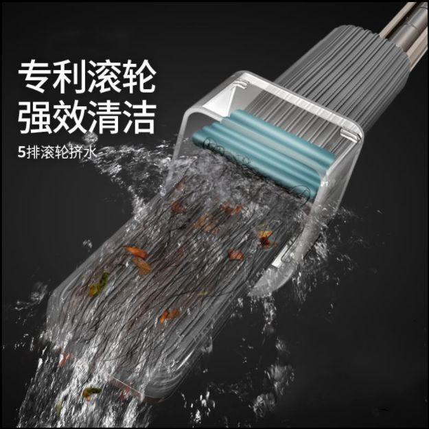 懒人拖把伸缩(专利滚轮自动脱水)(6)