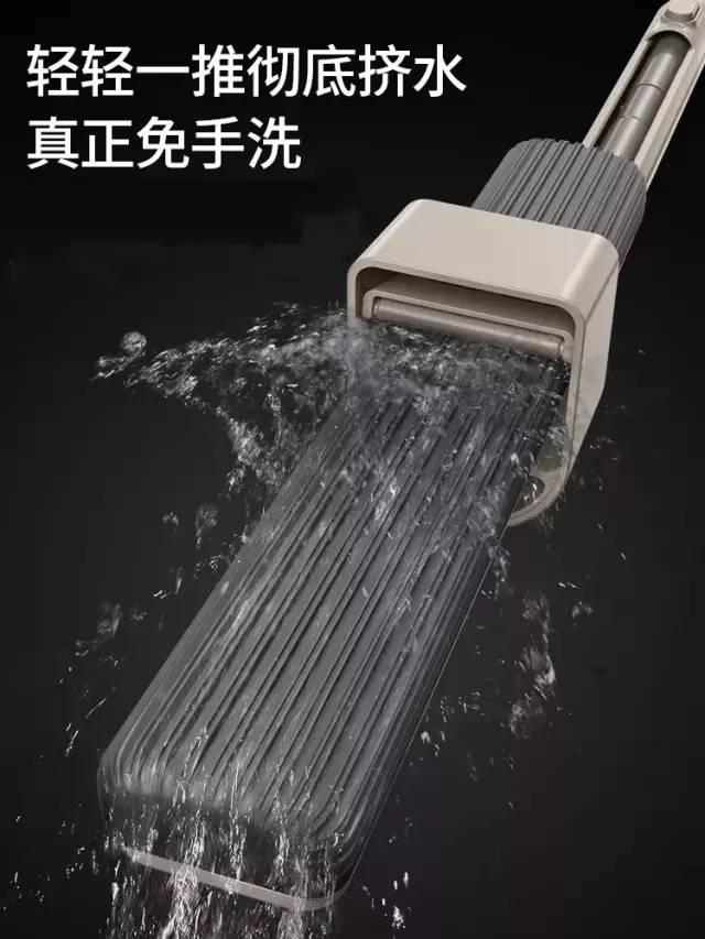 懒人拖把伸缩(专利滚轮自动脱水)(14)