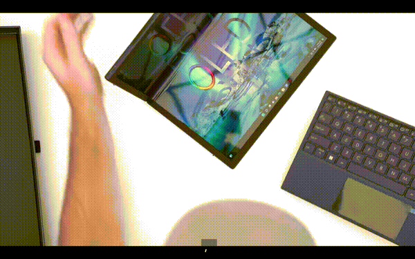 联想5g折叠屏幕笔记本电脑（你还觉得折叠屏只是噱头）(10)