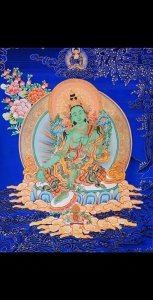 ​藏传佛教慈悲化身 绿度母菩萨