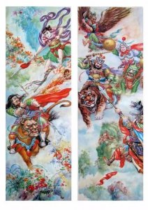 ​杨戬大战赵公明，第一次将其击败，第二次为何不敢再出手？