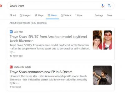 ​外媒称Troye Sivan 和男友分手了