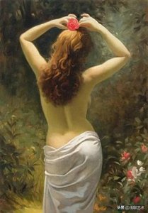 ​美国画家笔下人体艺术：如桃花般绽放的身姿，给人以无限遐想！