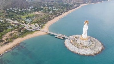 ​庄严而又神秘的南山海上观音，你来过吗