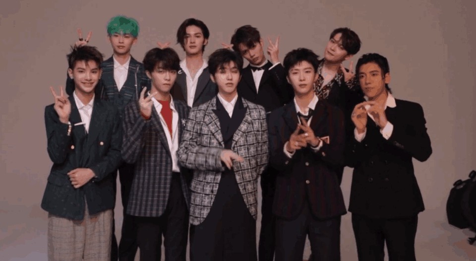 NINEPERCENT出道二周年，昔日九人合体照梦回大厂