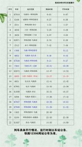 ​途经乌海多个车次有变！