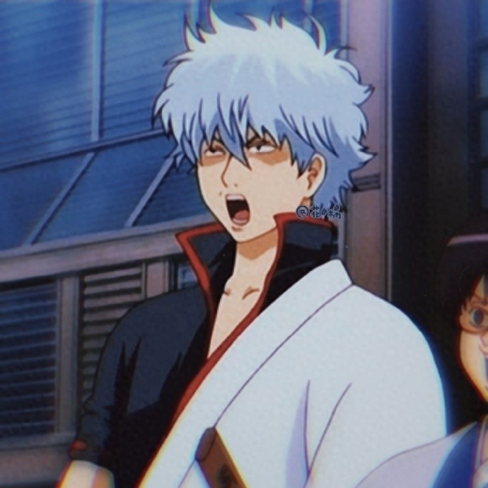 银魂坂田银时男生动漫头像