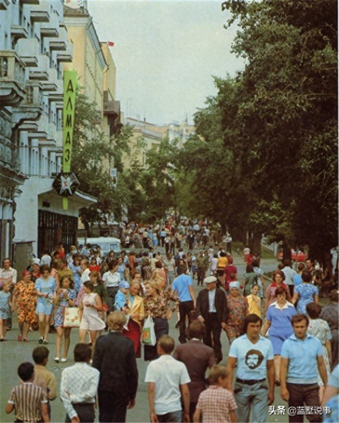 八十年代的苏联哈巴罗夫斯克市，曾是中国领土