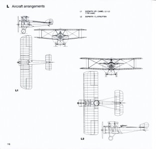 ​英国厌战号战列舰主要舰载机三视图