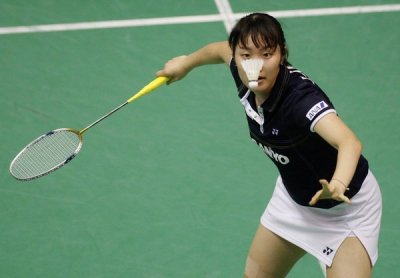 羽毛球正手发高远球技术