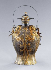 ​摩羯是什么动物融合的（唐代的摩羯，是个龙首鱼身的神兽）