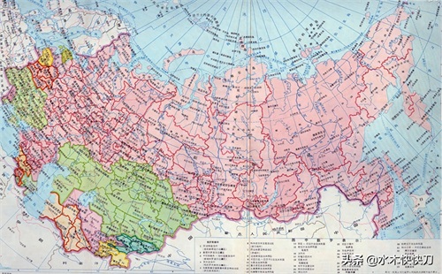 苏联俄罗斯地图