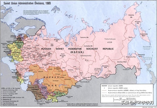 苏联俄罗斯地图