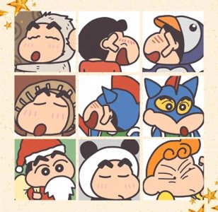 ​蜡笔小新头像第一弹，可可爱爱没脑袋，把图拿走