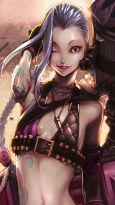 ​英雄联盟暴走萝莉金克斯图片